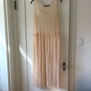Zara Mesh/Tulle Dress Size L